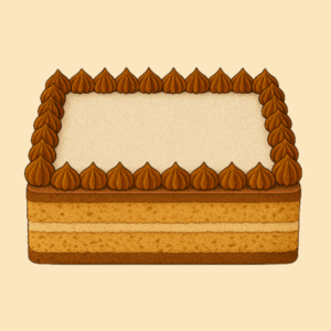 Milhoja con dulce de leche